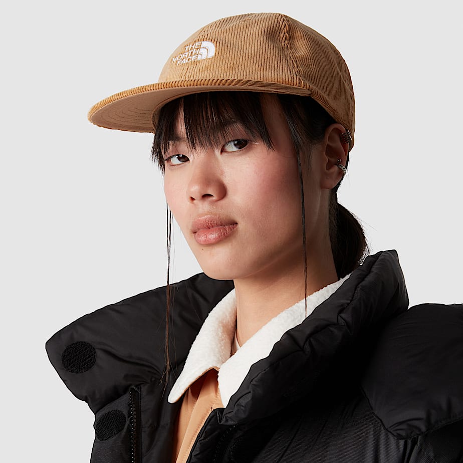 Men The North Face Corduroy Caps Brown | NF0A74L6P