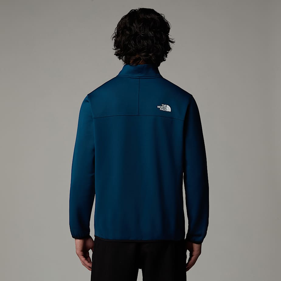 Men The North Face Crest 1/4 Zip Fleece Pullover Navy | NF0A99N9H