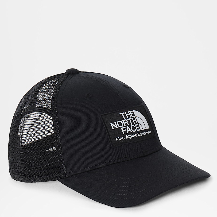 Men The North Face Deep Fit Mudder Trucker Caps Black | NF0A32P7P