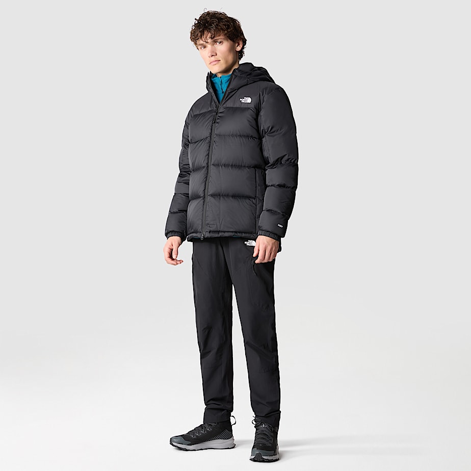 Men The North Face Diablo Hooded Down Jackets Black | NF0A43D7N