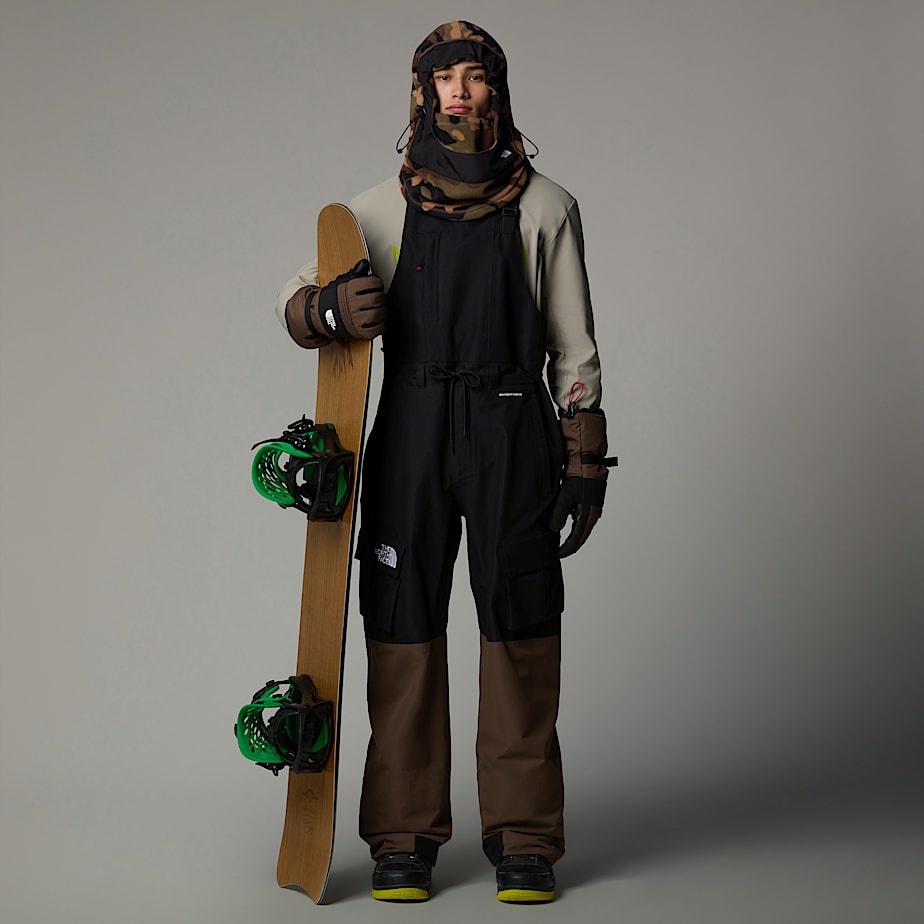 Men The North Face Dragline Bib Pants Black | NF0A35E6S