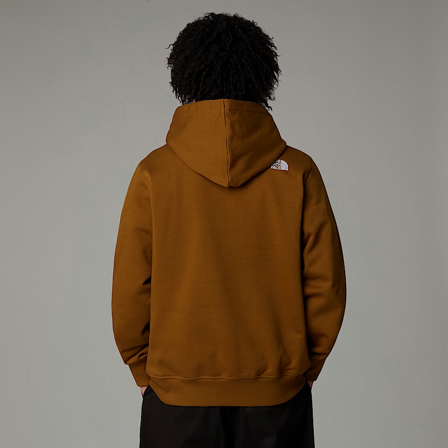 Men The North Face Drew Peak Hoodie Brown | NF0A35V7M