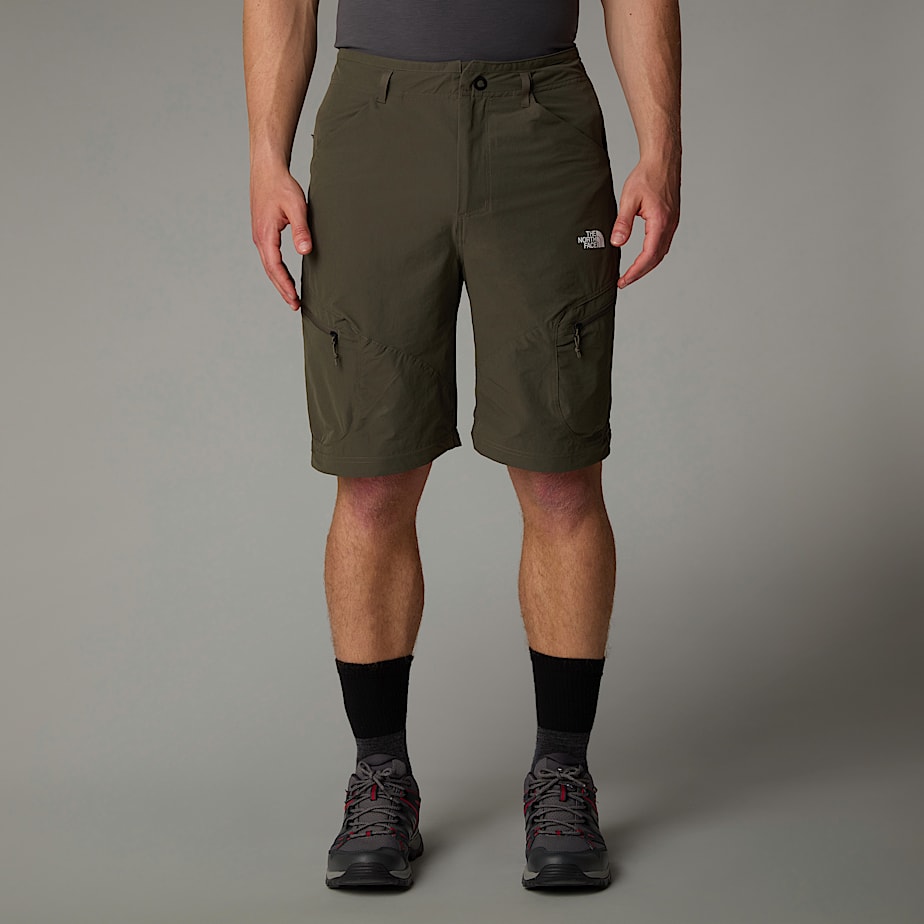 Men The North Face Exploration Convertible Tapered Pants Olive | NF0A06R0T