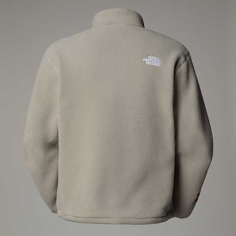 Men The North Face Fleeski 1/4 Zip Fleece Pullover Grey | NF0A05I0T