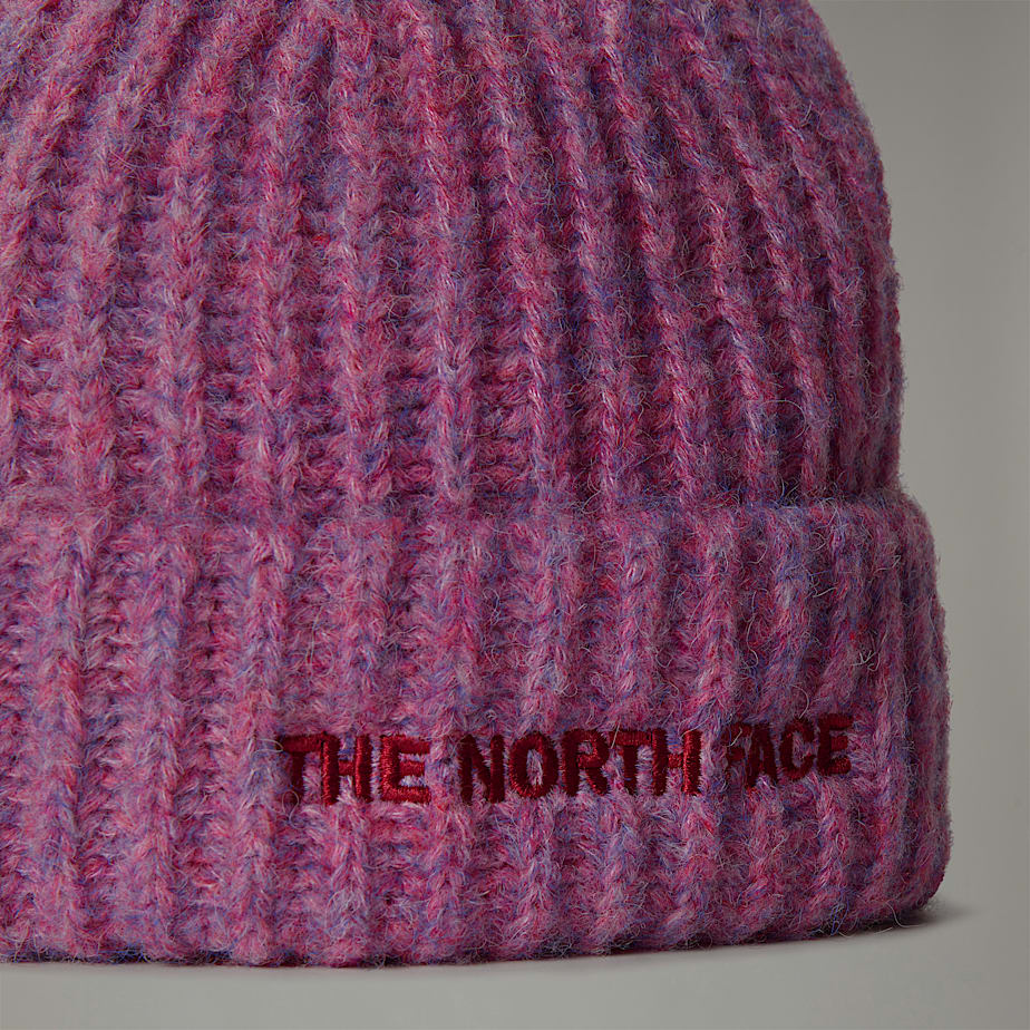 Men The North Face Fohair Cabin Beanie Purple | NF0A68G3C