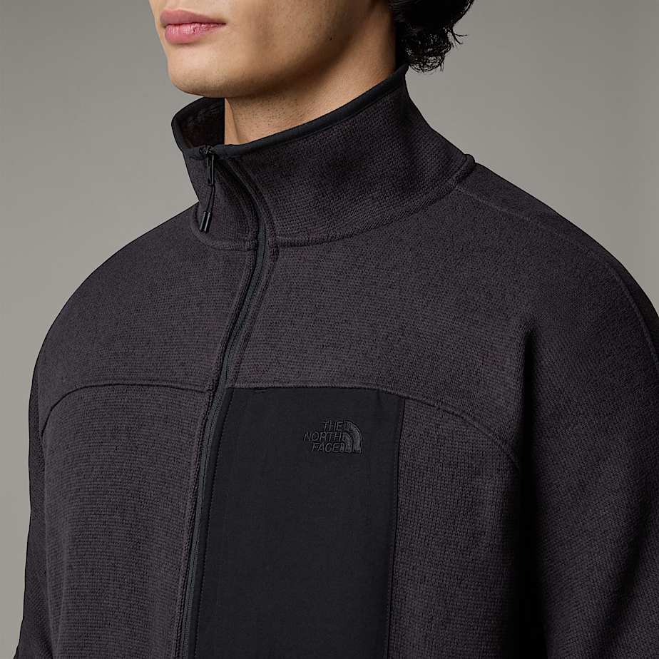 Men The North Face Front Range Fleece Jackets Black | NF0A53Q3E