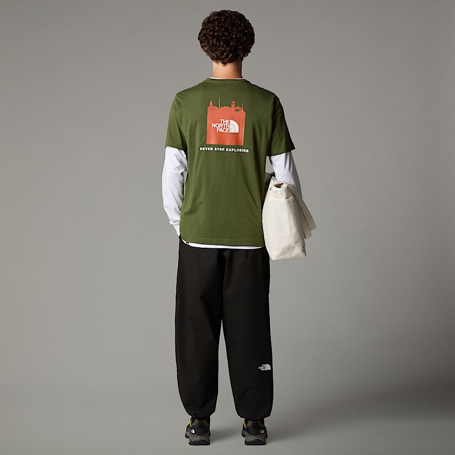 Men The North Face Germany Redbox T Shirts Green | NF0A51R0P