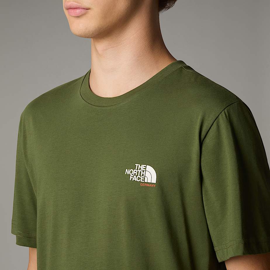 Men The North Face Germany Redbox T Shirts Green | NF0A51R0P