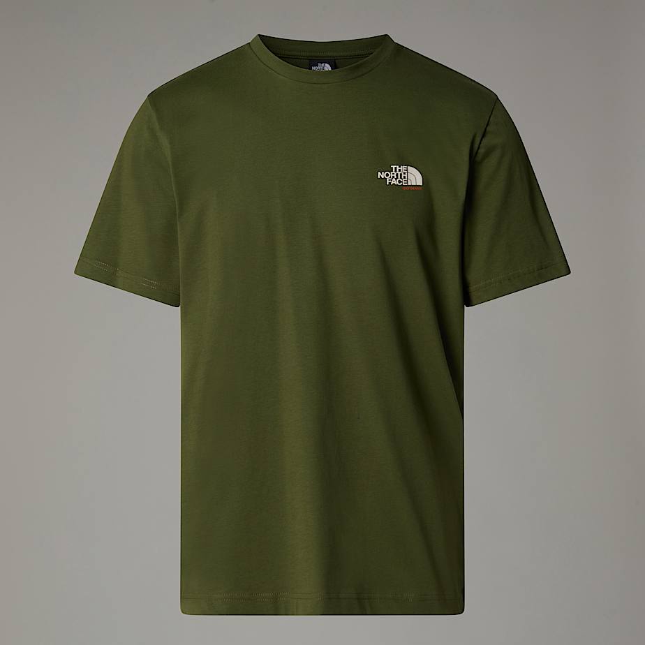 Men The North Face Germany Redbox T Shirts Green | NF0A51R0P