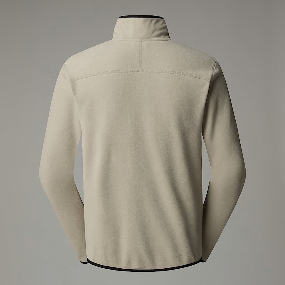 Men The North Face Glacier 1/4 Zip Fleece Pullover Grey | NF0A37X6N