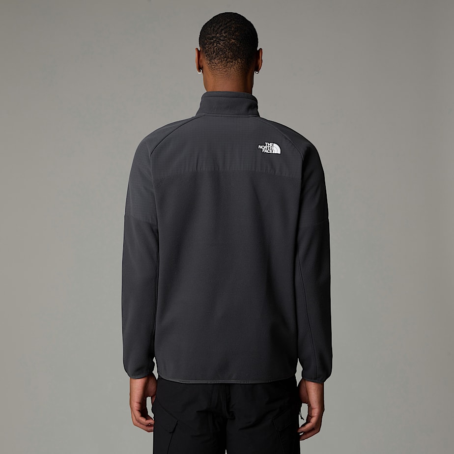 Men The North Face Glacier Heavyweight 1/2 Zip Fleece Pullover Black | NF0A90V2D