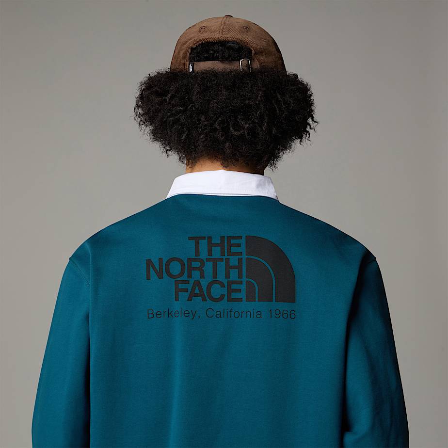 Men The North Face Heritage Rugby Sweatshirts Navy | NF0A22N5V