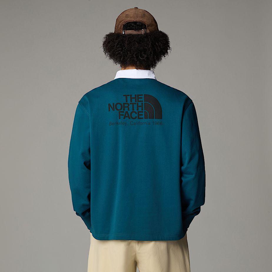 Men The North Face Heritage Rugby Sweatshirts Navy | NF0A22N5V