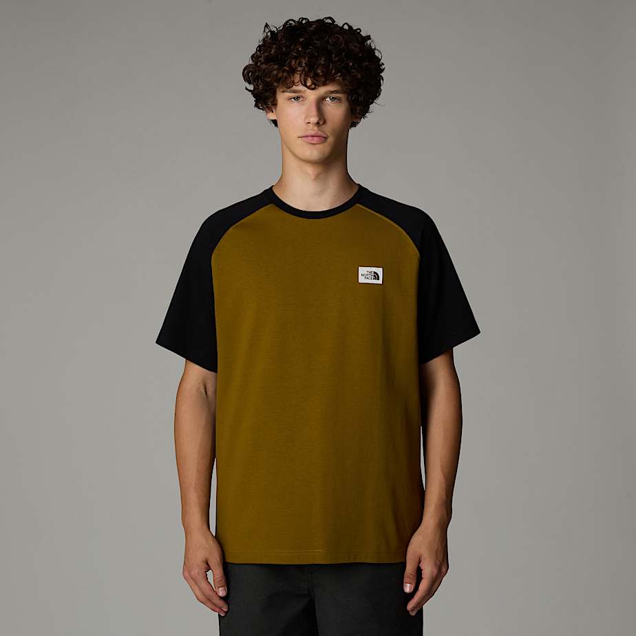 Men The North Face Heritage T Shirts Green | NF0A16I0J