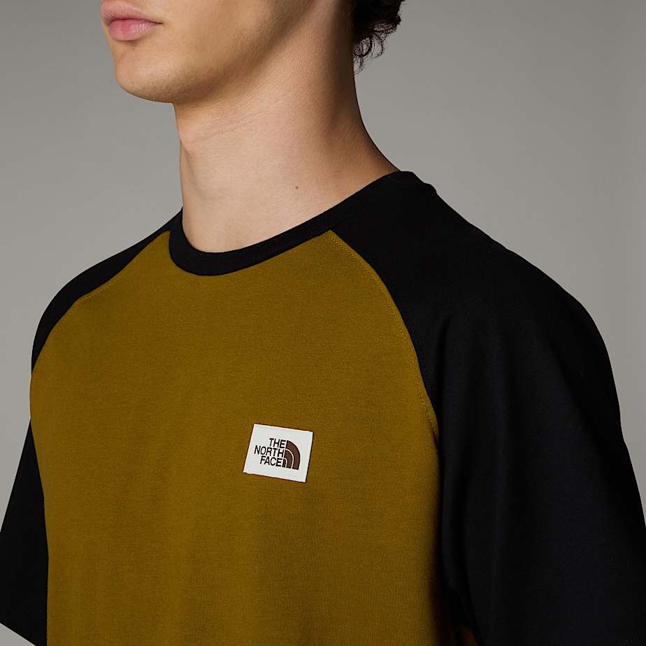 Men The North Face Heritage T Shirts Green | NF0A16I0J
