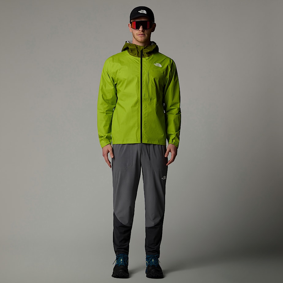 Men The North Face Higher Run Rain Jackets Green | NF0A88E8I