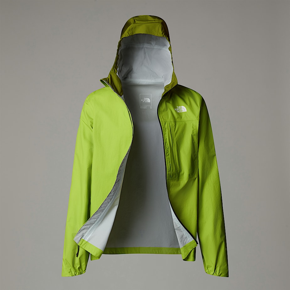 Men The North Face Higher Run Rain Jackets Green | NF0A88E8I