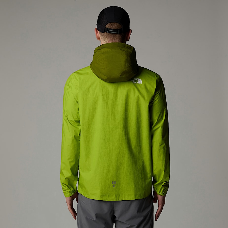 Men The North Face Higher Run Rain Jackets Green | NF0A88E8I