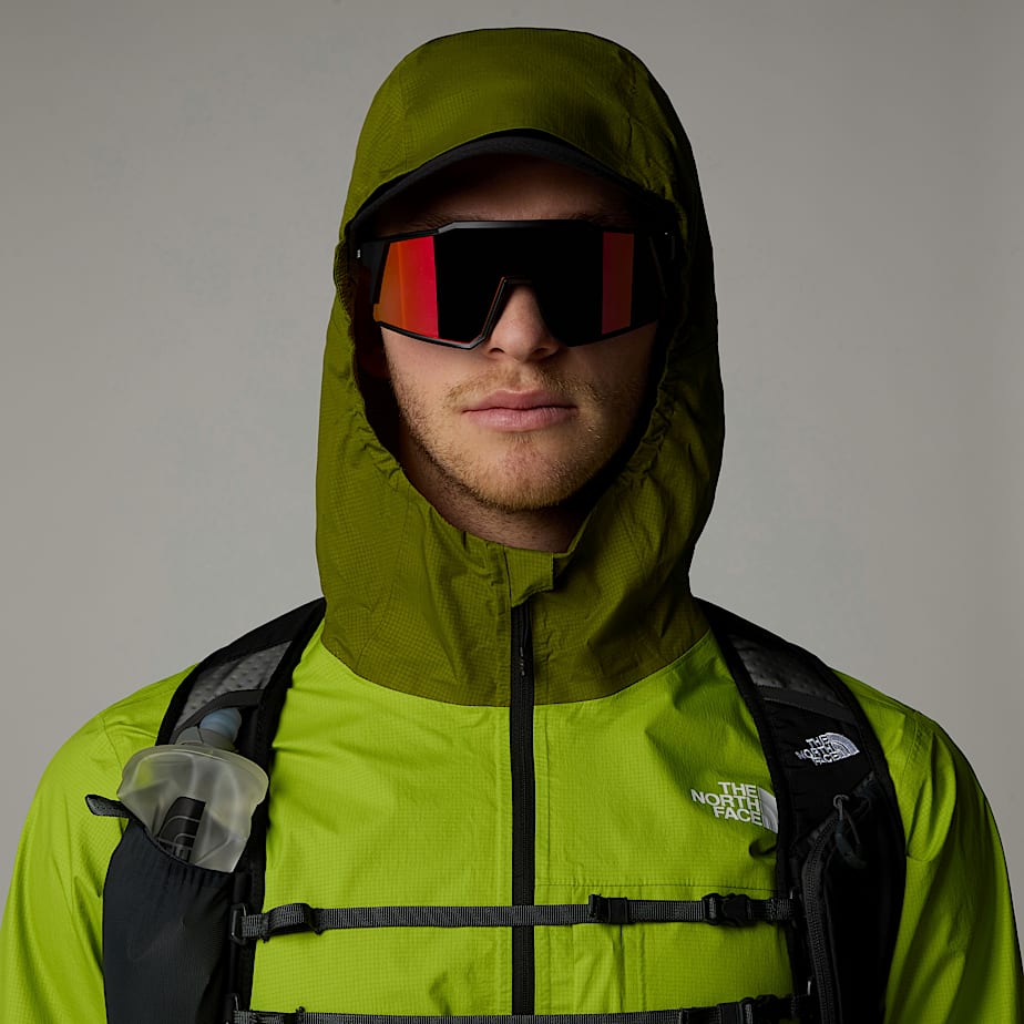 Men The North Face Higher Run Rain Jackets Green | NF0A88E8I