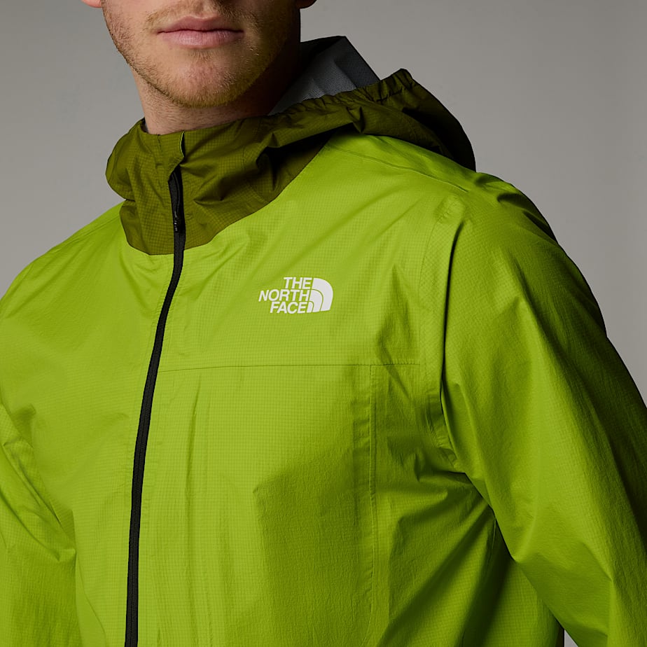 Men The North Face Higher Run Rain Jackets Green | NF0A88E8I