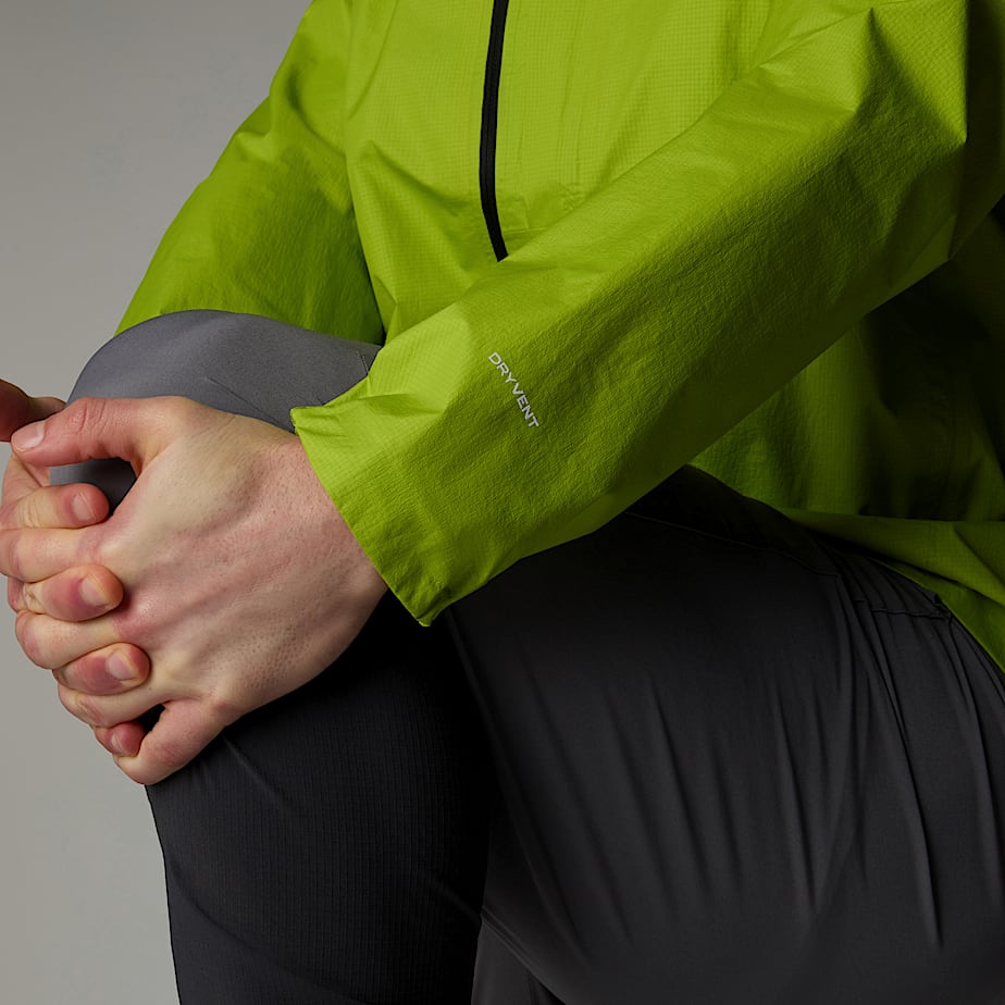 Men The North Face Higher Run Rain Jackets Green | NF0A88E8I