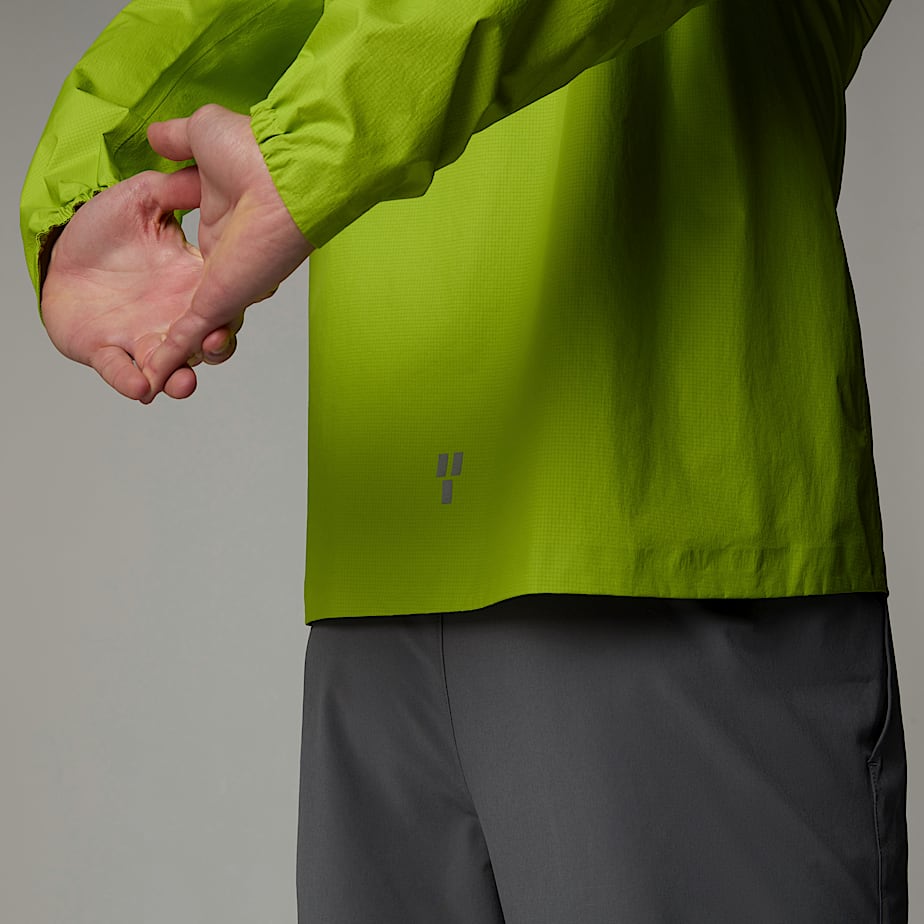 Men The North Face Higher Run Rain Jackets Green | NF0A88E8I