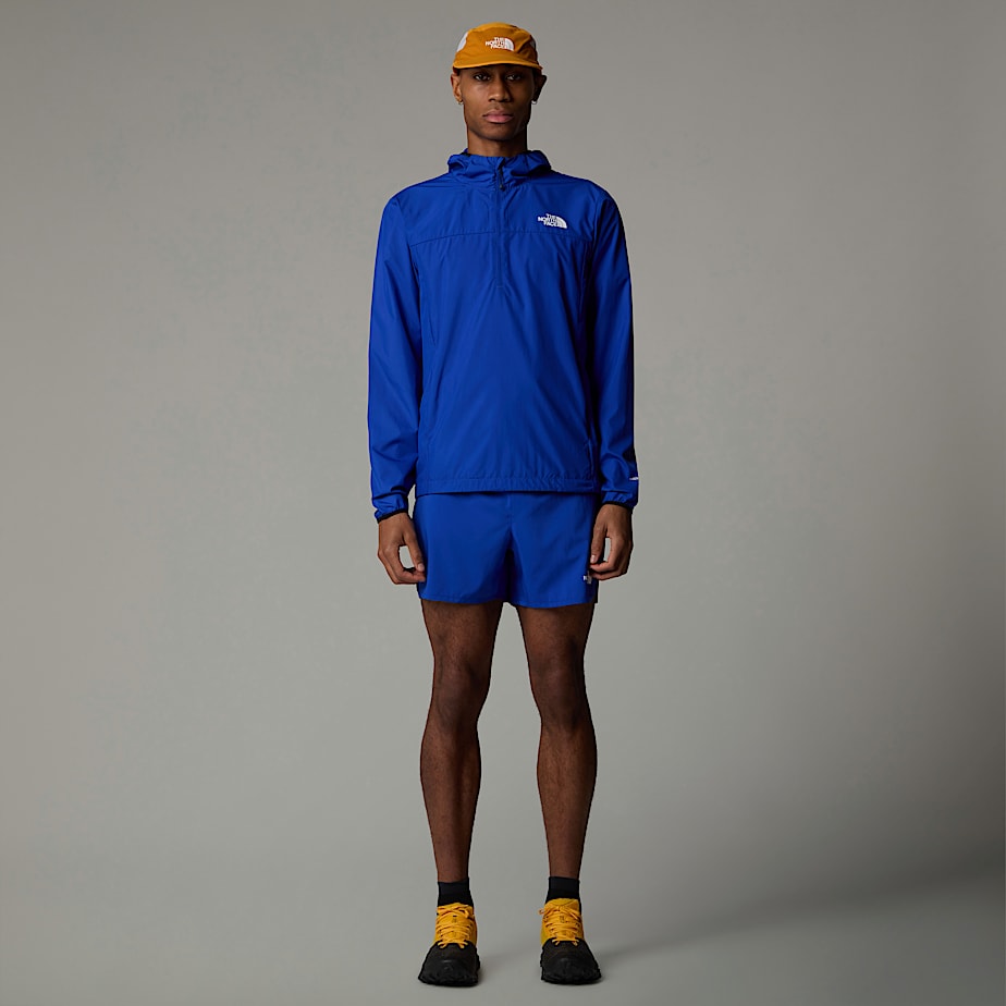 Men The North Face Higher Run Wind 1/4 Zip Jackets Blue | NF0A17U5A