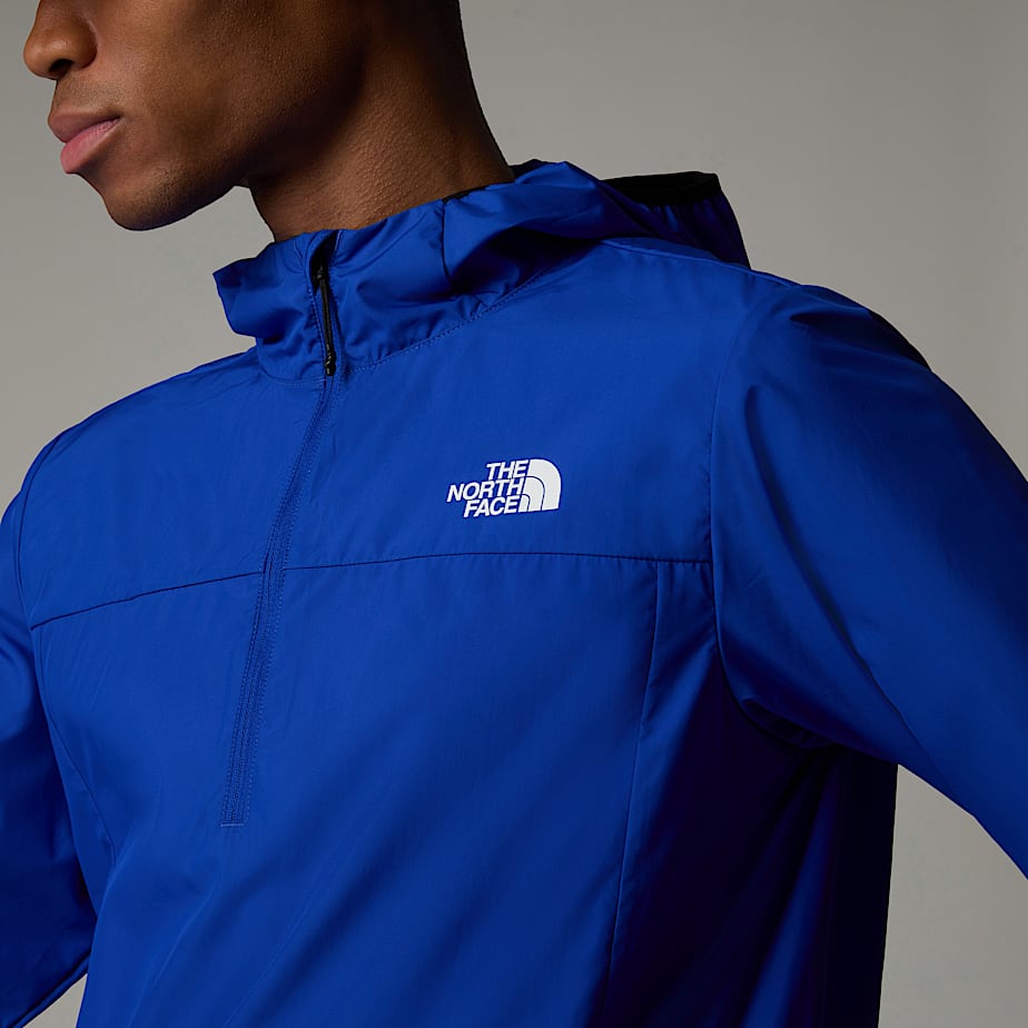 Men The North Face Higher Run Wind 1/4 Zip Jackets Blue | NF0A17U5A