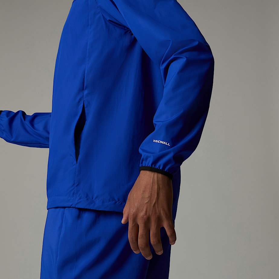 Men The North Face Higher Run Wind 1/4 Zip Jackets Blue | NF0A17U5A