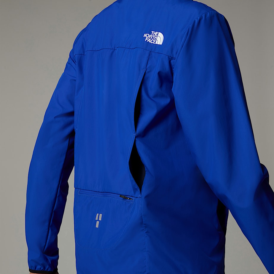 Men The North Face Higher Run Wind 1/4 Zip Jackets Blue | NF0A17U5A