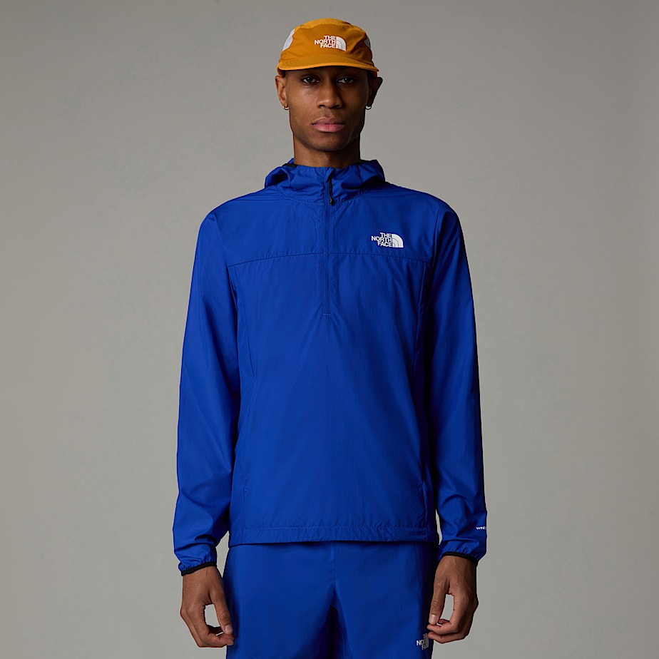 Men The North Face Higher Run Wind 1/4 Zip Jackets Blue | NF0A17U5A