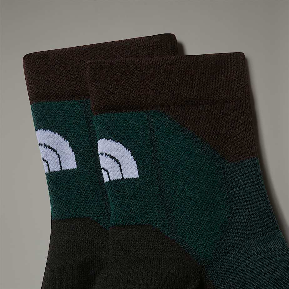 Men The North Face Hiking 1/4 Socks Green | NF0A36R8X