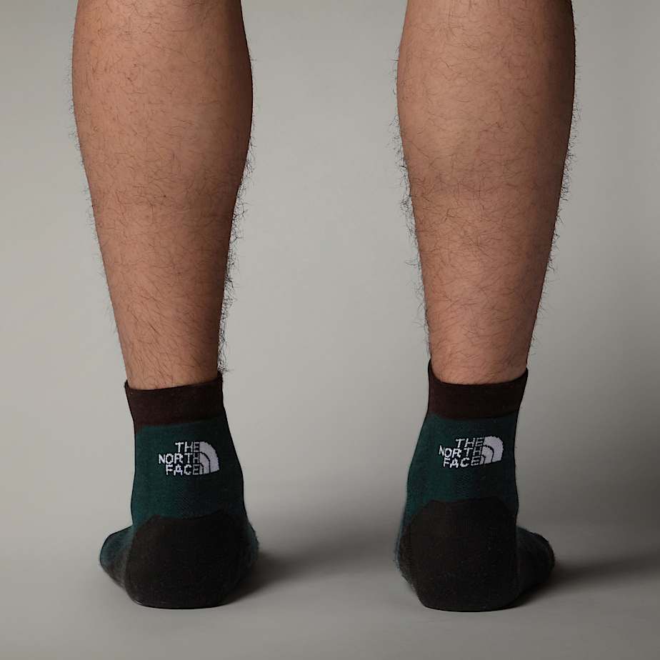 Men The North Face Hiking 1/4 Socks Green | NF0A36R8X