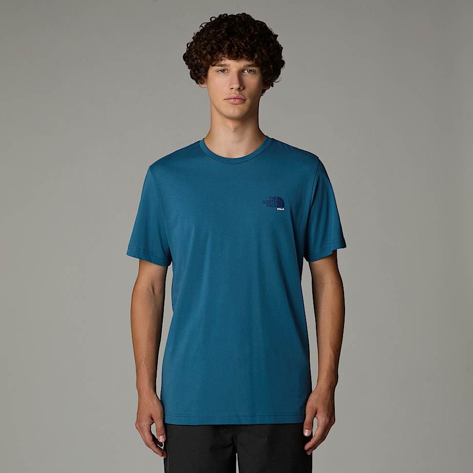 Men The North Face Italy Redbox T Shirts Blue | NF0A42L3M