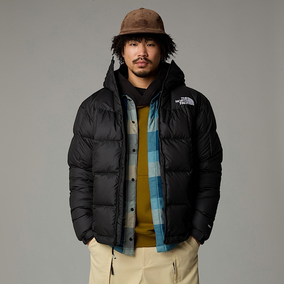 Men The North Face Lhotse Hooded Down Jackets Black | NF0A28Z7O