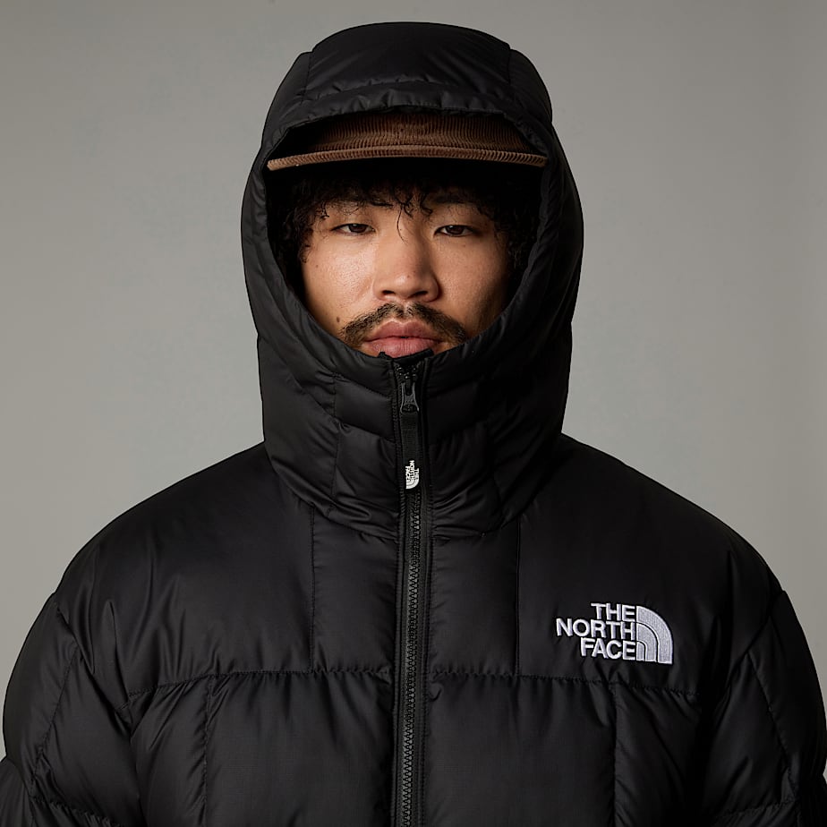 Men The North Face Lhotse Hooded Down Jackets Black | NF0A28Z7O