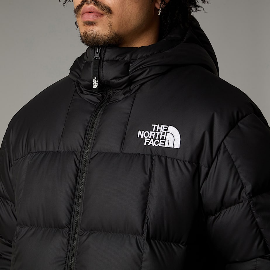 Men The North Face Lhotse Hooded Down Jackets Black | NF0A28Z7O