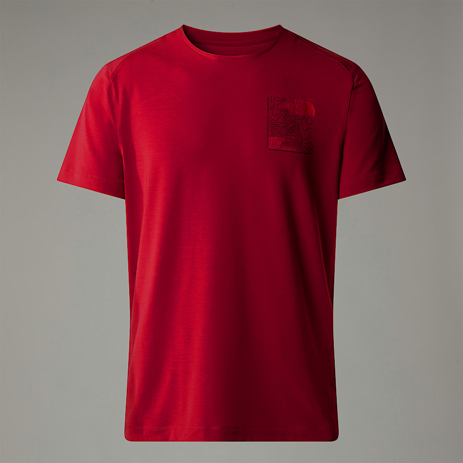 Men The North Face Lightning Graphic T Shirts Red | NF0A98X3F