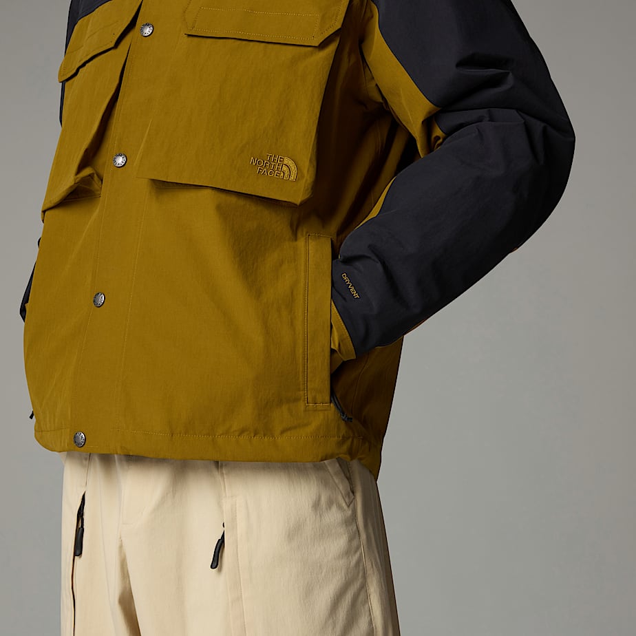 Men The North Face M66 Ripstop Rain Jackets Green | NF0A02J3Q