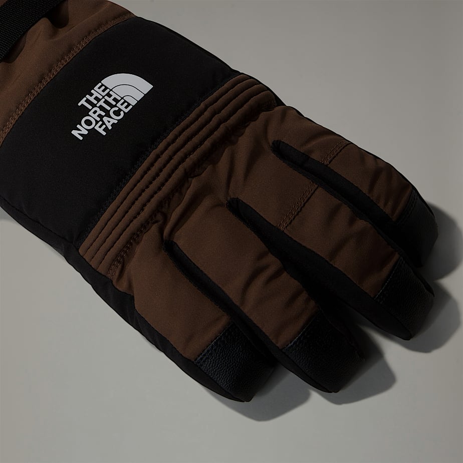 Men The North Face Montana Ski Gloves Brown | NF0A92M0B