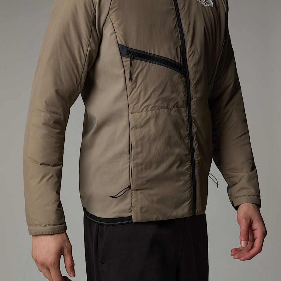 Men The North Face Mountain Athletics Hybrid Jackets Beige | NF0A62V7O