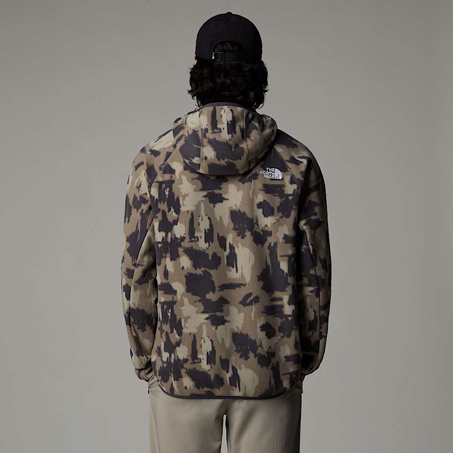 Men The North Face Mountain Athletics Printed Hooded Fleece Pullover Camouflage | NF0A28N5Z