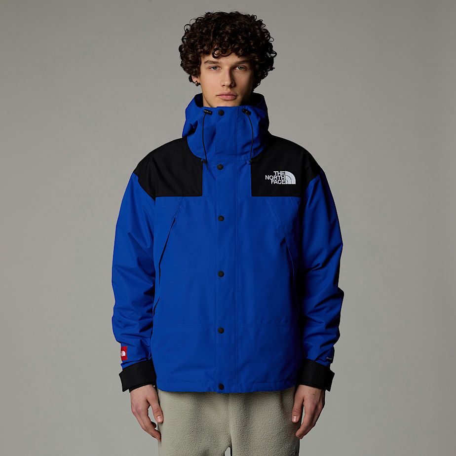 Men The North Face Mountain Mono Short Jackets Blue | NF0A26E4H