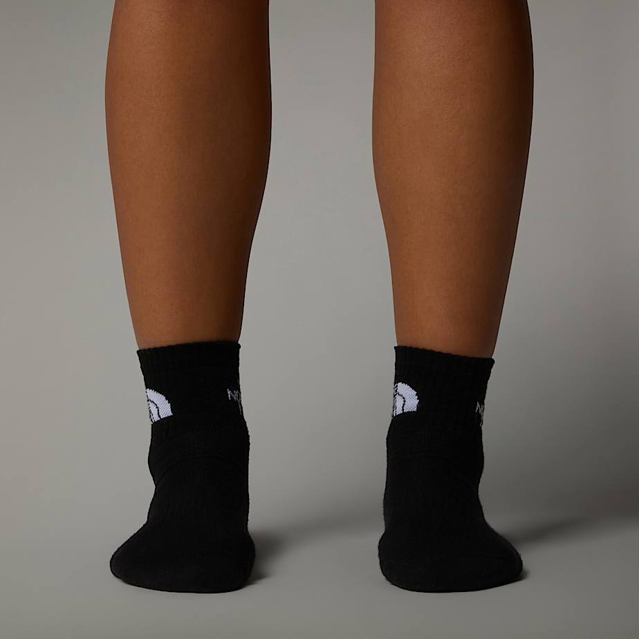 Men The North Face Multi Sport Cushion 1/4 Socks Black | NF0A07E5Q