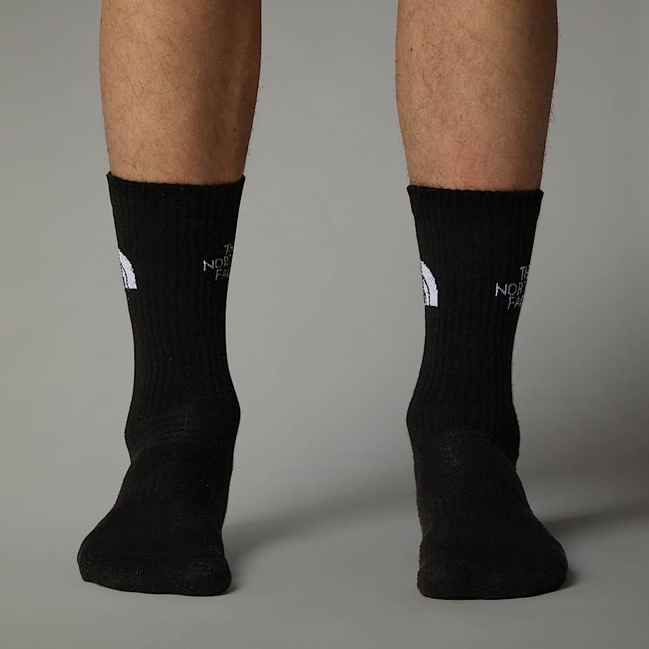 Men The North Face Multi Sport Cushion Crew Socks Black | NF0A09L7B