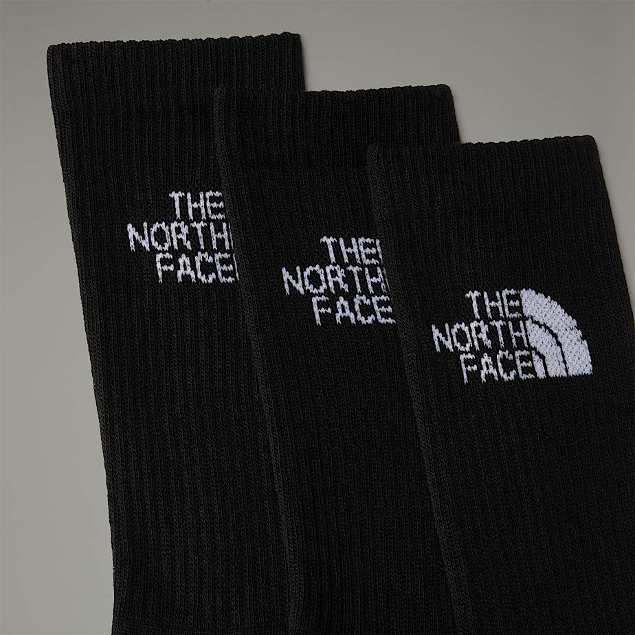Men The North Face Multi Sport Cushion Crew Socks Black | NF0A09L7B