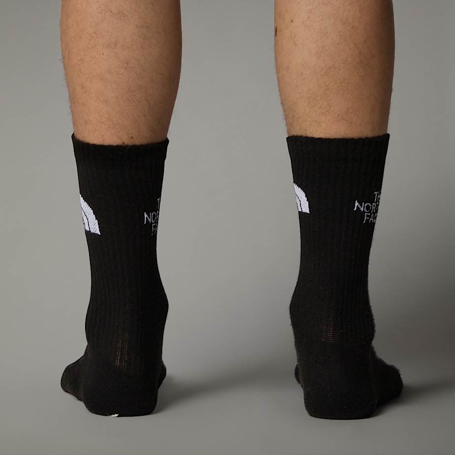 Men The North Face Multi Sport Cushion Crew Socks Black | NF0A09L7B