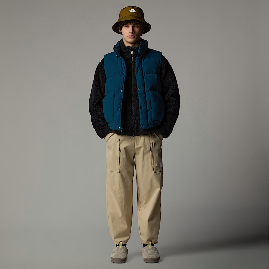 Men The North Face Nuptse Corduroy Street Mules Grey | NF0A30Q5K