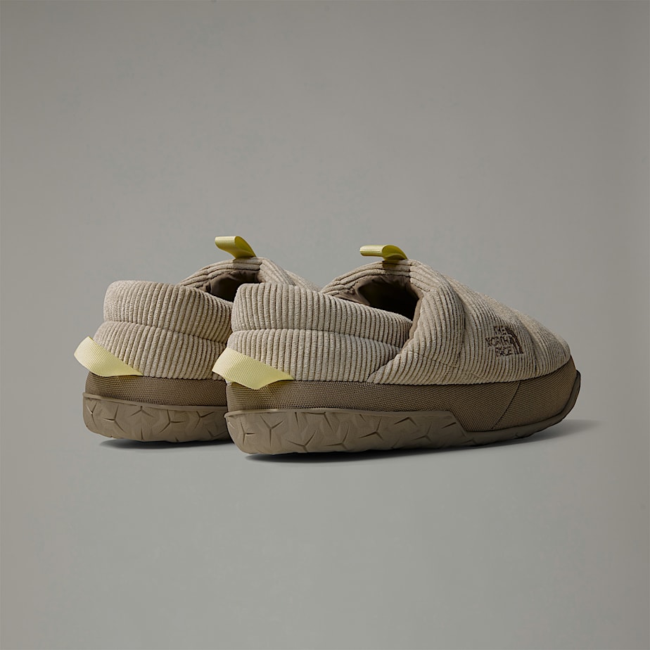 Men The North Face Nuptse Corduroy Street Mules Grey | NF0A30Q5K