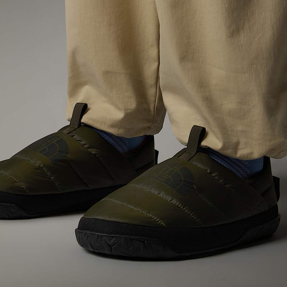Men The North Face Nuptse Winter Mules Olive | NF0A41M7R